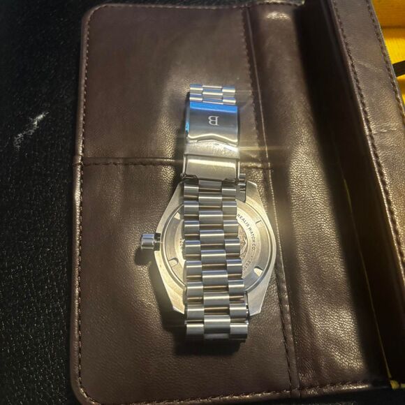 Borealis Estoril 300 GMT Black Dial Arabic Numbers Date Yellow Bezel Version A - Picture 4 of 4